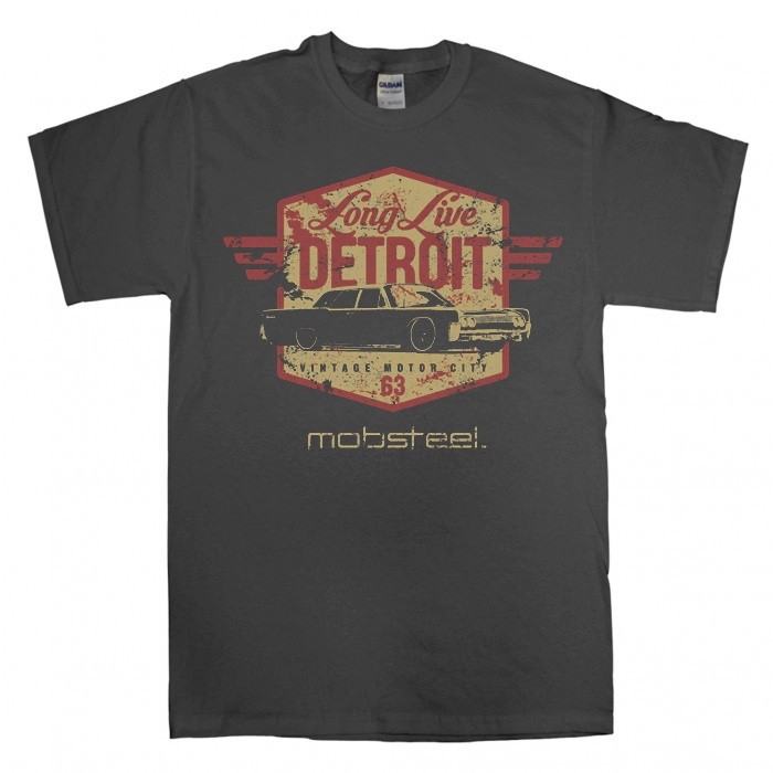 "Long Live Detroit" charcoal crew